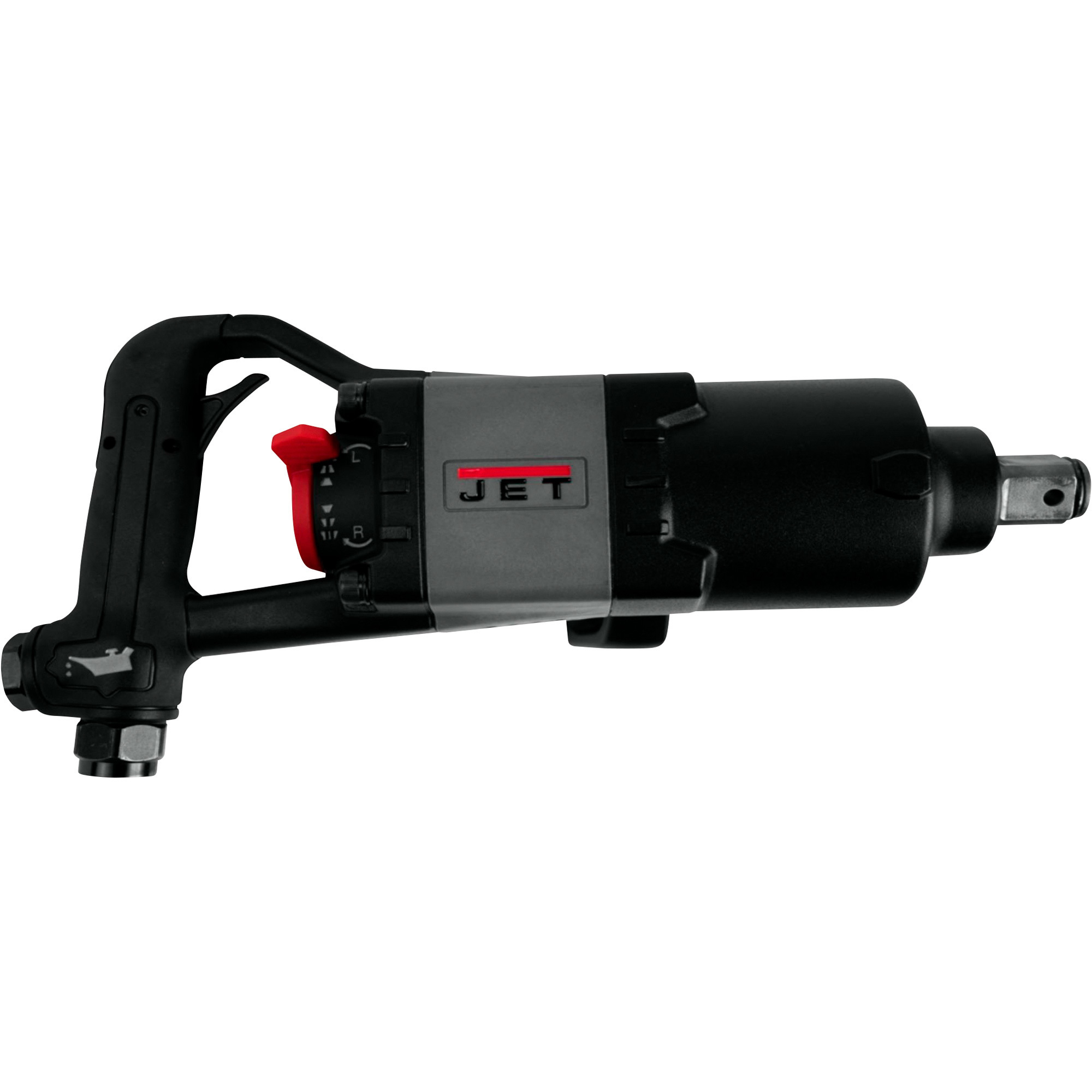 JET D-Handle Composite Air Impact Wrench, 1in. Drive, 49.28 CFM, 2200 Ft./Lbs. Max. Torque, Model# JAT-211